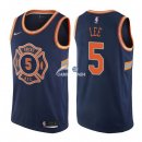 Camisetas NBA de Courtney Lee New York Knicks Nike Azul Ciudad 17/18