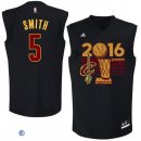 Camisetas NBA Cleveland Cavaliers J.R.Smith 2016 Finals Negro