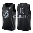 Camisetas NBA de Damian Lillard All Star 2018 Negro
