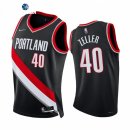 Camisetas NBA de Portland Trail Blazers Cody Zeller 75th Season Diamante Negro Icon 2021-22