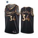 Camisetas NBA de Toronto Raptors Hakeem Olajuwon Piel De Pitón Negro 2021-22