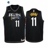 Camiseta NBA Ninos Brooklyn Nets Kyrie Irving Negro Ciudad 2020-21