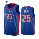 Camiseta NBA de Derrick Rose Detroit Pistons Nike Azul Ciudad 2020-21