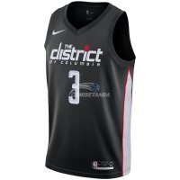 Camisetas de NBA Ninos Washington Wizards Bradley Beal Nike Negro Ciudad 18/19