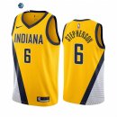Camisetas NBA Nike Indiana Pacers NO.4 Lance Stephenson Amarillo Statement 2021-22