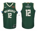 Camisetas NBA de Jabari Parker Milwaukee Bucks Verde 17/18