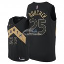 Camisetas NBA de Chris Boucher Toronto Raptors Nike Negro Ciudad 2018