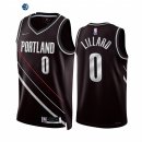Camisetas NBA Nike Portland Trail Blazers NO.0 Damian Lillard Select Series Negro 2022.