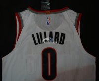 Camisetas NBA de Damian Lillard Portland Trail Blazers Blanco Association 17/18