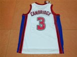 Camisetas NBA Cambridge Pelicula Baloncesto Bel Air Academy Blanco