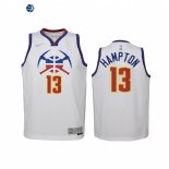 Camisetas de NBA Ninos Edición ganada Denve Nuggets R.J. Hampton Blanco 2021