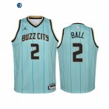 Camiseta NBA Ninos Charlotte Hornets LaMelo Ball Verde Ciudad 2020-21