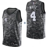 Camisetas NBA de Derrick White San Antonio Spurs Nike Camuflaje Ciudad 17/18