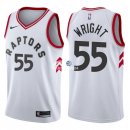 Camisetas NBA de Delon Wright Toronto Raptors Blanco Association 17/18