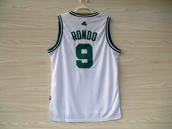 Ahorre 80% Descuento De Camisetas NBA de Rajon Rondo Boston Celtics Blanco baratas