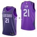 Camisetas NBA de Alex Len Phoenix Suns Nike Púrpura Ciudad 17/18