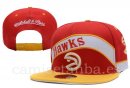 Snapbacks Caps NBA De Atlanta Hawks Rojo Amarillo