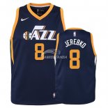 Camisetas de NBA Ninos Utah Jazz Jonas Jerebko Marino Icon 2018