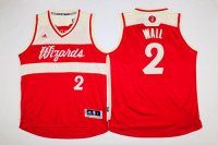 Camisetas NBA Washington Wizards 2015 Navidad Wall Rojo