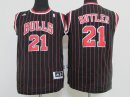 Camiseta NBA Ninos Chicago Bulls Jimmy Butler Negro Tira