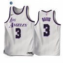 Camisetas NBA Nike Los Angeles Lakers NO.3 Anthony Davis Blanco Ciudad 2022-23