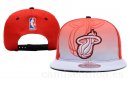 Snapbacks Caps NBA De Miami Heat Rojo Blanco