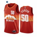Camisetas NBA de Denvor Nuggets Aaron Gordon Nike Naranja Ciudad 2021