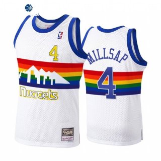 Camisetas NBA Denver Nuggets Paul Millsap Blanco Hardwood Classics 1991/92