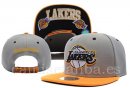 Snapbacks Caps NBA De Los Angeles Lakers Gris Amarillo Negro