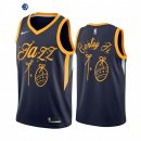 Camisetas NBA 2020 Navidad Utah Jazz Mike Conley Jr. Marino