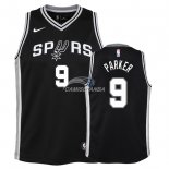 Camisetas de NBA Ninos San Antonio Spurs Tony Parker Negro Icon 2018