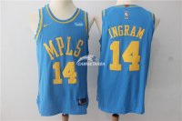 Camisetas NBA de Brandon Ingram Los Angeles Lakers Retro Azul 17/18
