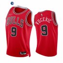 Camisetas NBA de Chicago Bulls Nikola Vucevic 75th Season Diamante Rojo Icon 2021-22