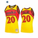 Camisetas NBA Atlanta Hawks John Collins Amarillo Throwback 2021