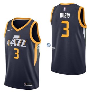 Camisetas NBA de Ricky Rubio Utah Jazz Marino Icon 17/18