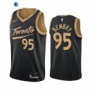 Camiseta NBA de DeAndre' Bembry Toronto Raptors NO.95# Negro Ciudad 2020-21