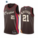 Camiseta NBA de Hassan Whiteside Portland Trail Blazers Nike Negro Ciudad 2020-21