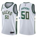 Camisetas NBA de Joel Anthony Milwaukee Bucks Blanco Association 17/18