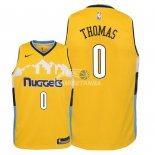 Camiseta NBA Ninos Denver Nuggets Isaiah Thomas Amarillo Statement 2018