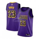 Camisetas NBA de Anthony Davis Los Angeles Lakers Purpura Ciudad 2019/20