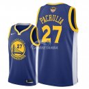 Camisetas NBA Golden State Warriors Zaza Pachulia 2018 Finales Azul Icon Parche