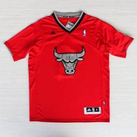 Camisetas NBA Chicago Bulls 2013 Navidad Rose Rojo
