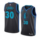 Camisetas NBA De Dallas Mavericks Seth Curry Negro Ciudad 2019-20