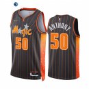 Camisetas NBA Nike Orlando Magic NO.50 Cole Anthony 75th Negro Ciudad 2021-22