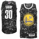 Camisetas NBA Luces Ciudad Curry Golden State Warriors Negro