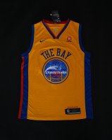 Camisetas NBA de Stephen Curry Golden State Warriors Amarillo Ciudad 17/18