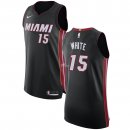 Camisetas NBA de Okaro White Miami Heats Negro Icon 17/18