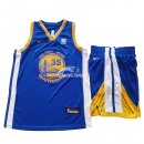 Camiseta NBA Conjunto Completo Ninos Golden State Warriors Kevin Durant Azul 17/18