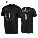 T-Shirt NBA New York Knicks Bobby Portis Never Sleep Negro Ciudad 2020-21