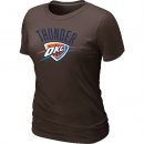 Camisetas NBA Mujeres Oklahoma City Thunder Marron-1